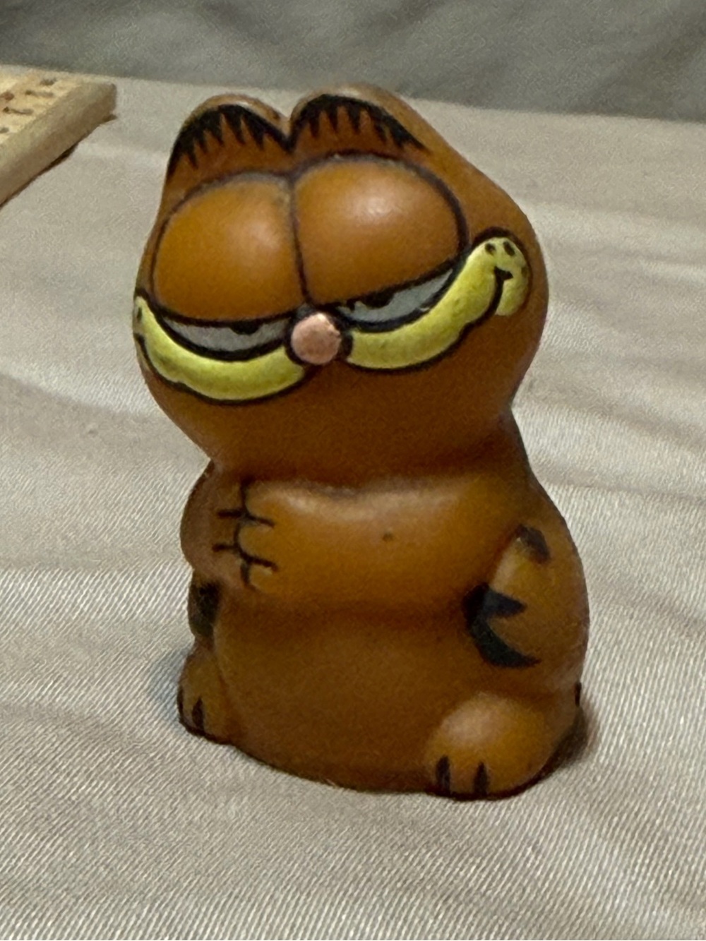 Garfield figure from the popular cartoon show.